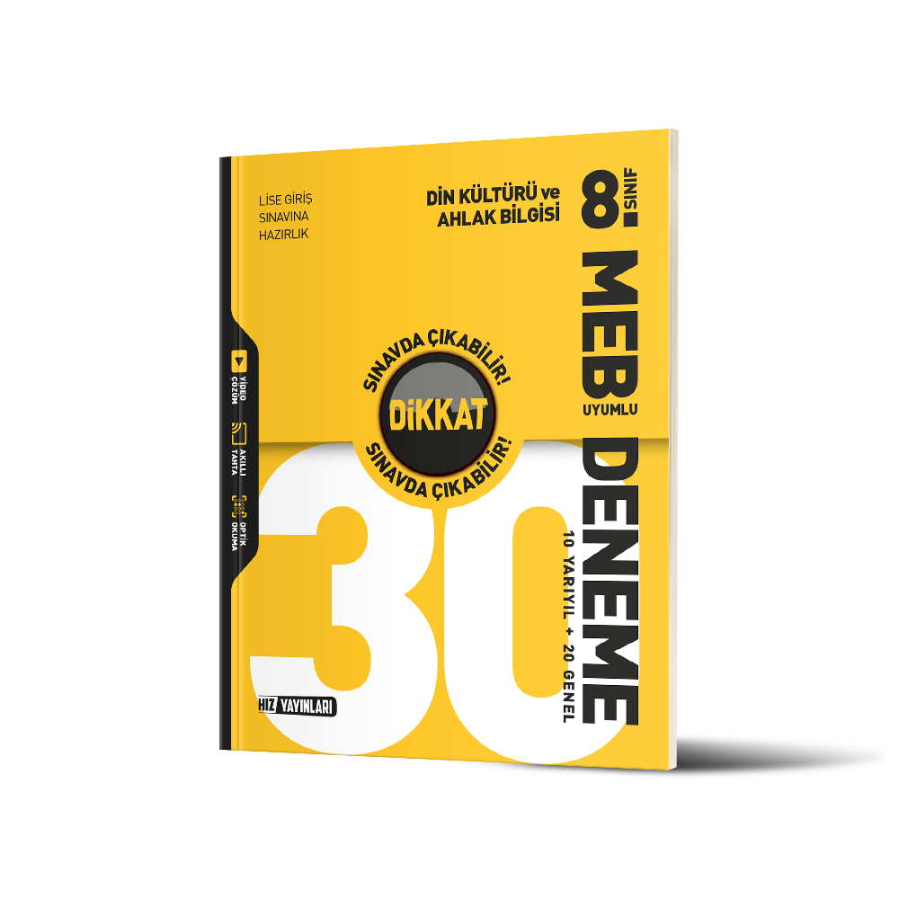 8. Sınıf Din Kültürü 30'lu Deneme
