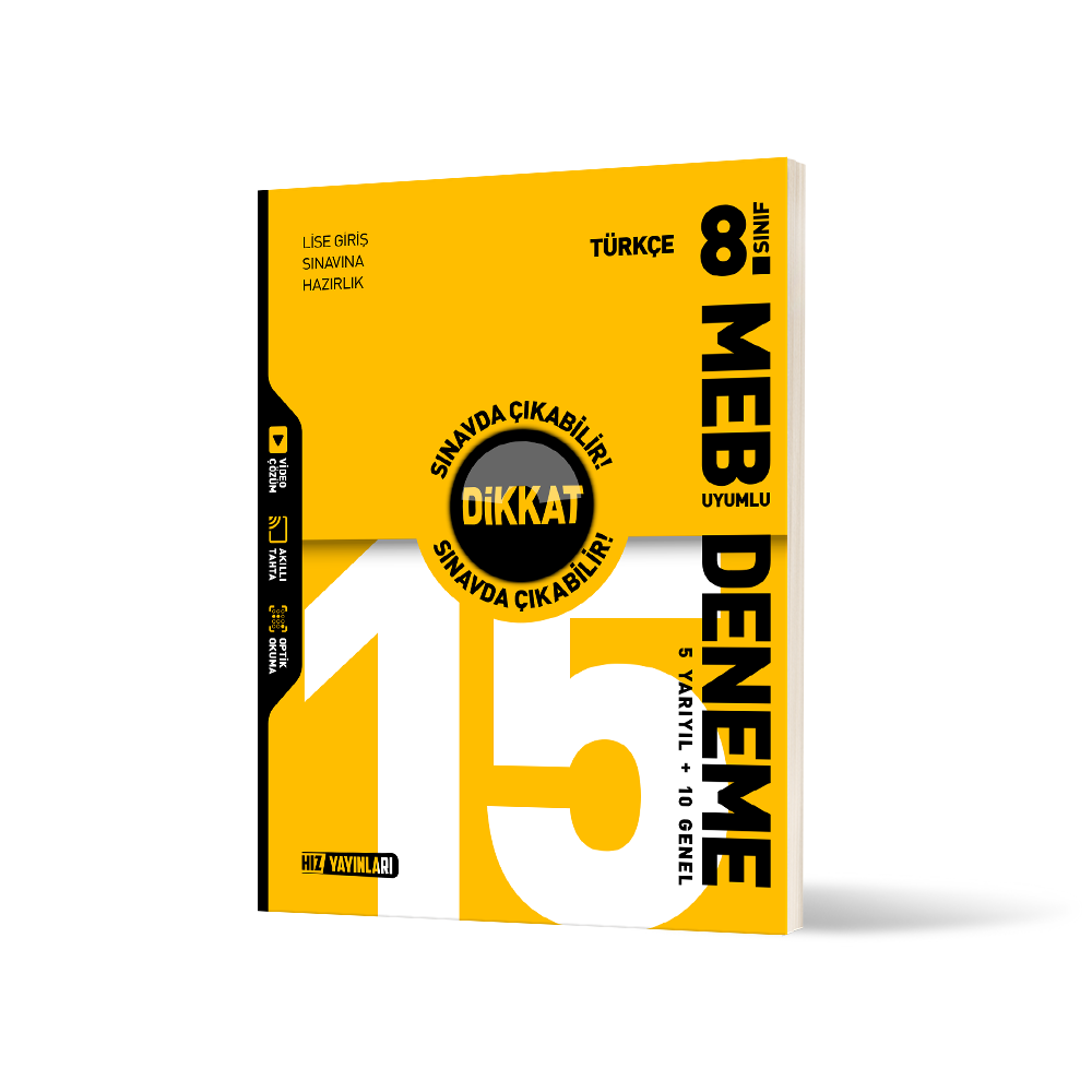 8. Sınıf Türkçe 15'li Deneme