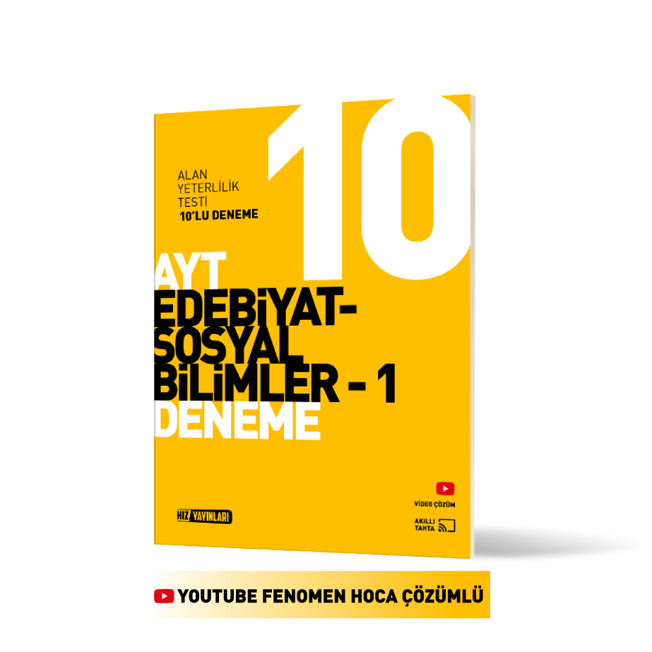 AYT 10'lu Edebiyat Sosyal Bilimler Deneme
