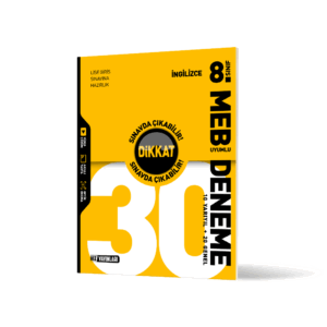 8. Sınıf İngilizce 30'lu Deneme