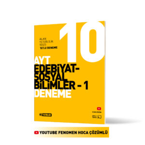AYT 10'lu Edebiyat Sosyal Bilimler Deneme
